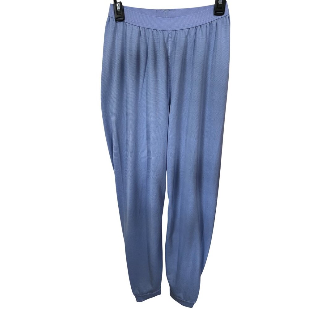 Patagonia Womens Capilene Lightweight Pants L Blue 100% Polyester Made In USA